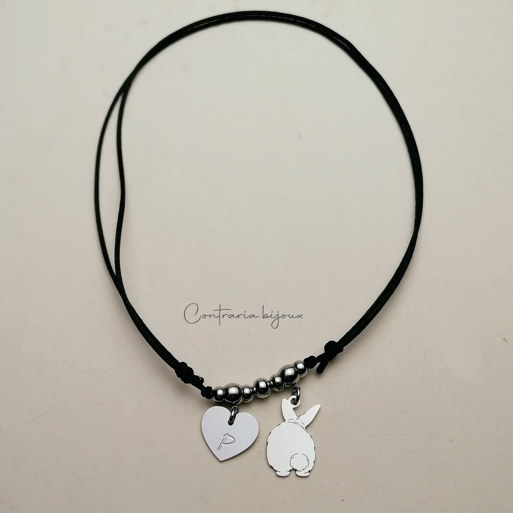 Collana coniglio codino a Pon Pon - ContrariaBijoux