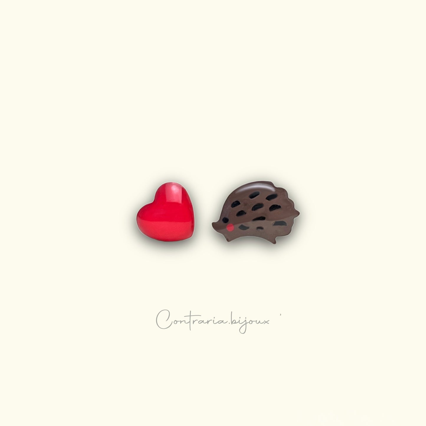 Orecchini Coniglio e cuore