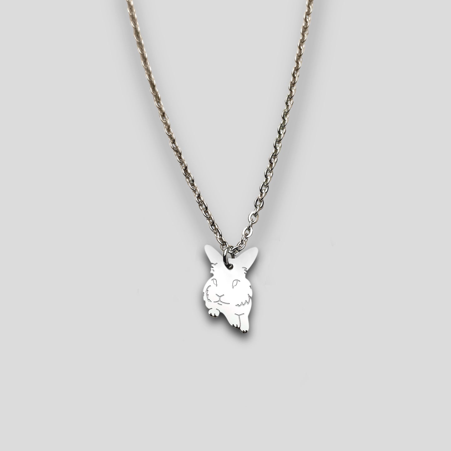 Collana coniglietto testa di leone - ContrariaBijoux