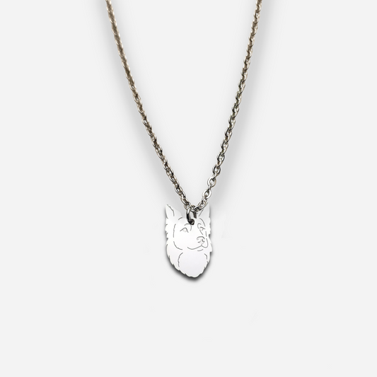 Collana lupo cecoslovacco,ciondolo lupo cecoslovacco - ContrariaBijoux