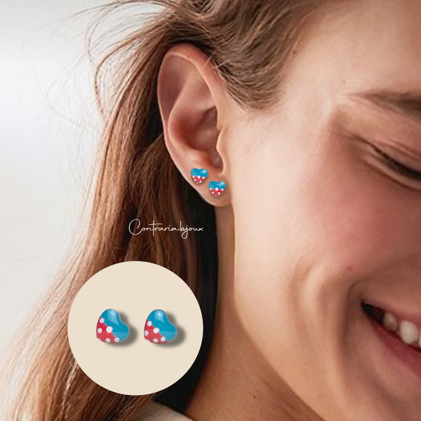 Orecchini a forma di cuore - Orecchini cuori per ogni occasione (Copia)