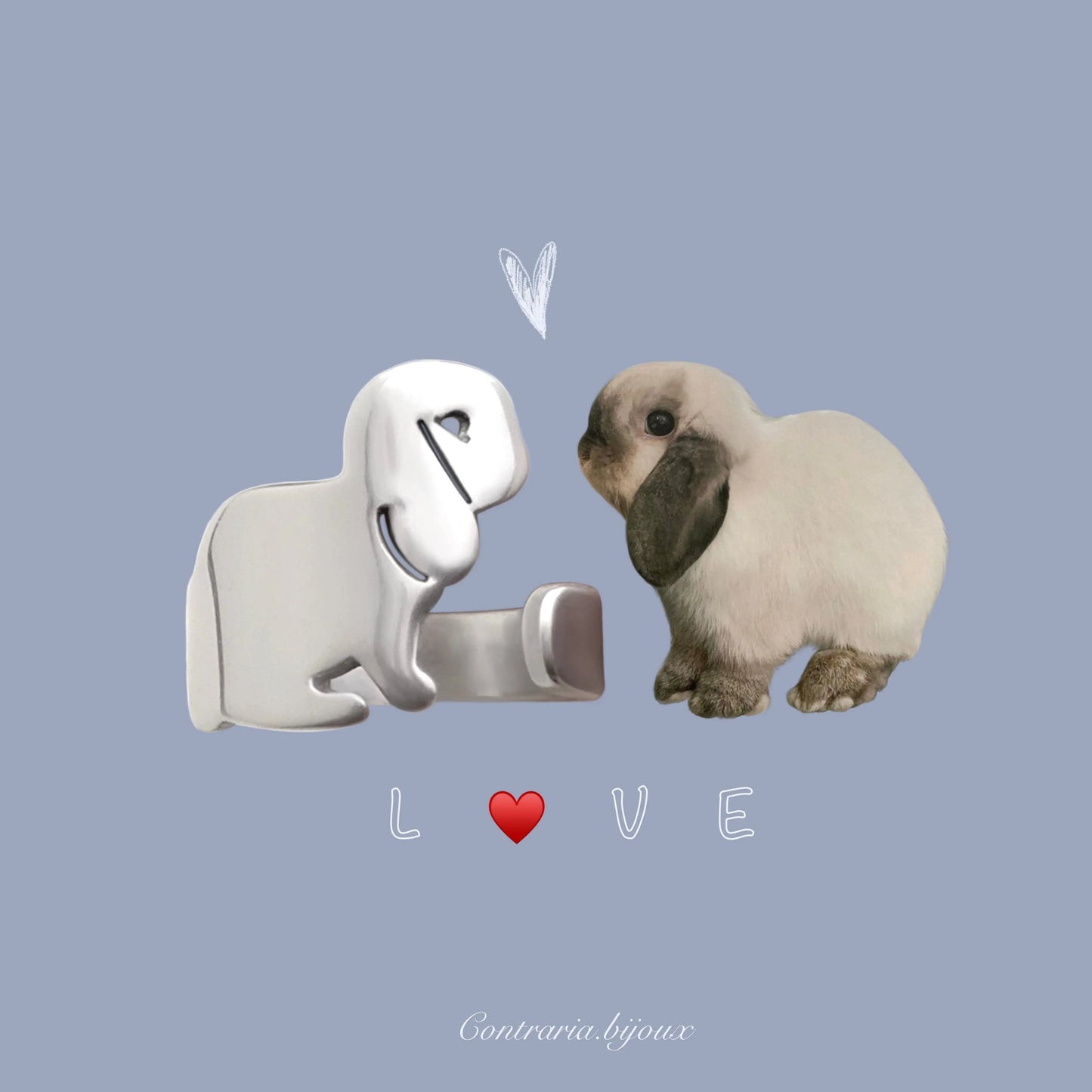 Anello Coniglio Ariete - ContrariaBijoux