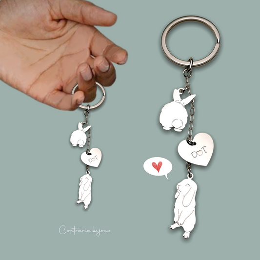 Portachiavi Coniglio - ContrariaBijoux