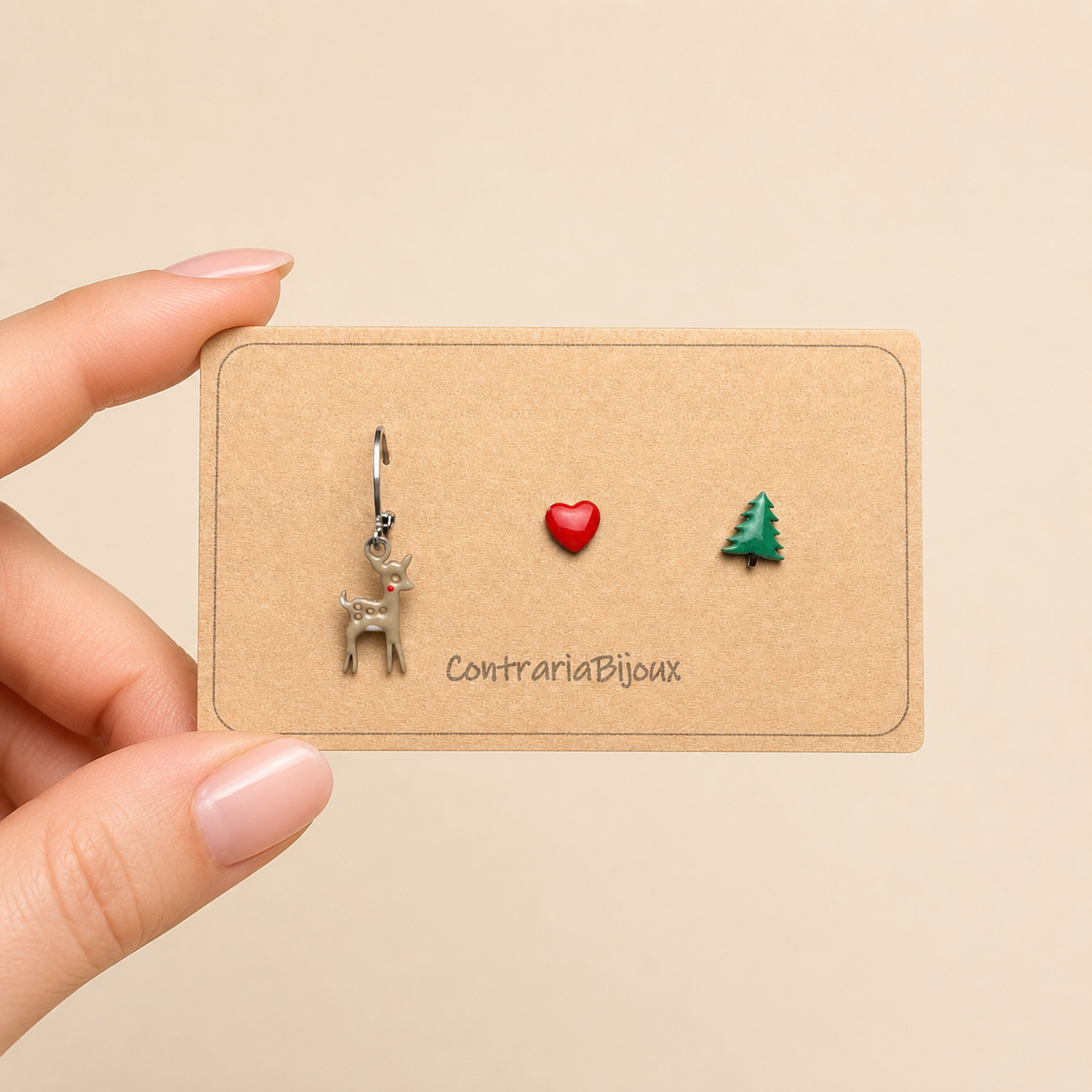 Orecchini Cerbiatto pendente | Gioielli Natura – Contraria Bijoux