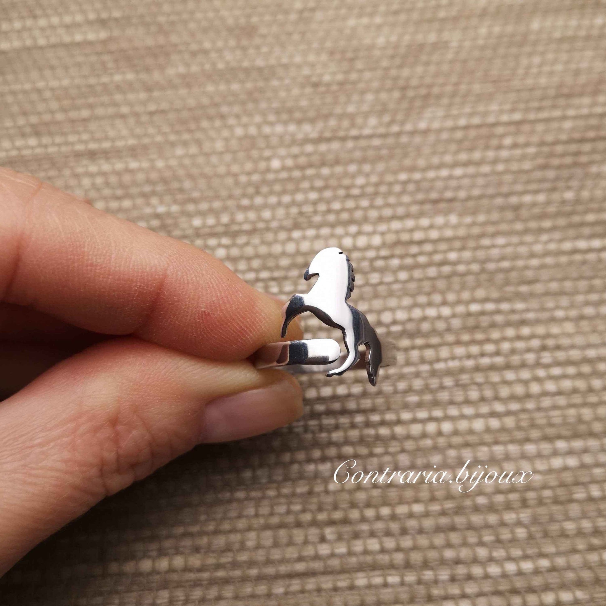 Anello personalizzato con Cavallo, anello con cavallo
