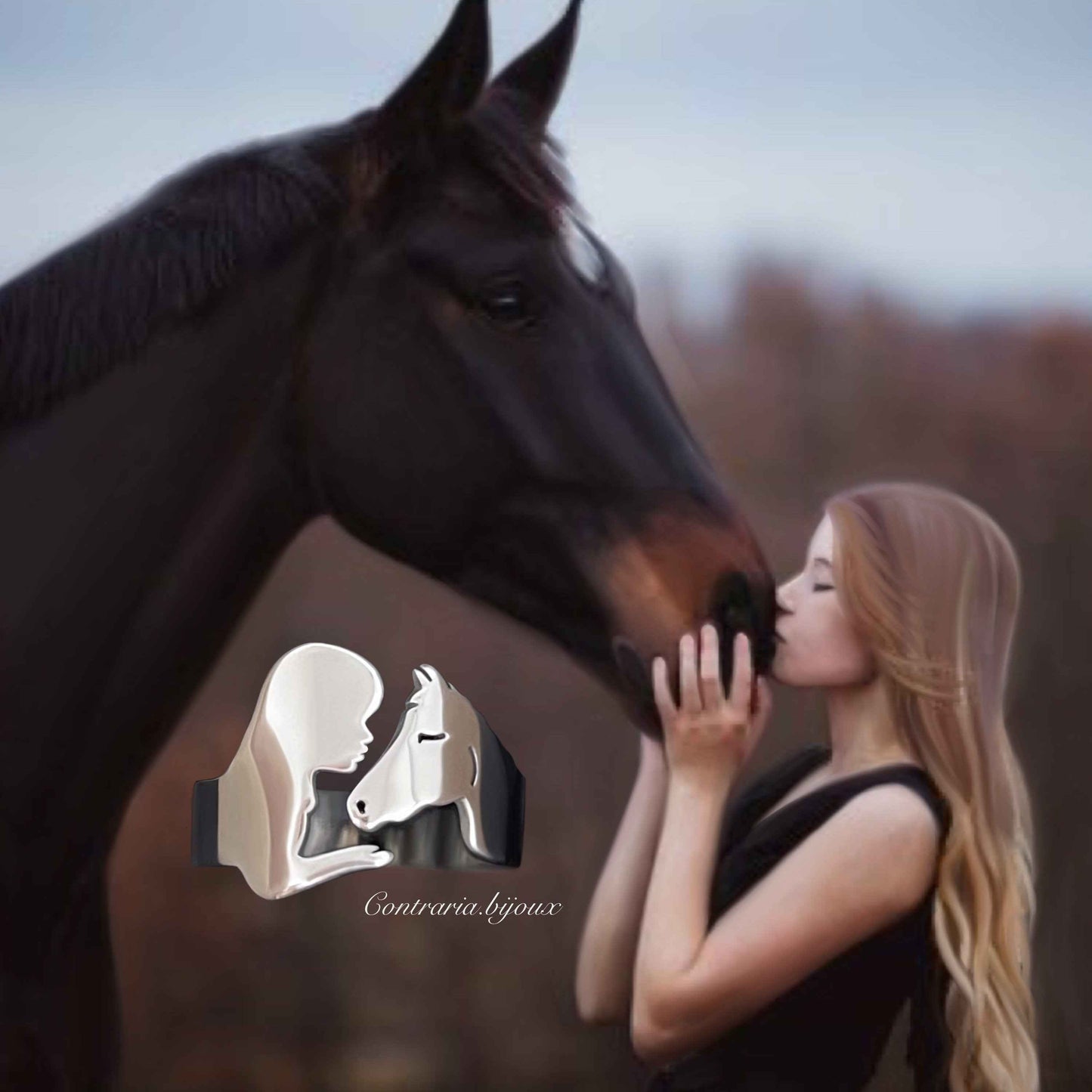 Anello personalizzato con Cavallo, anello con cavallo