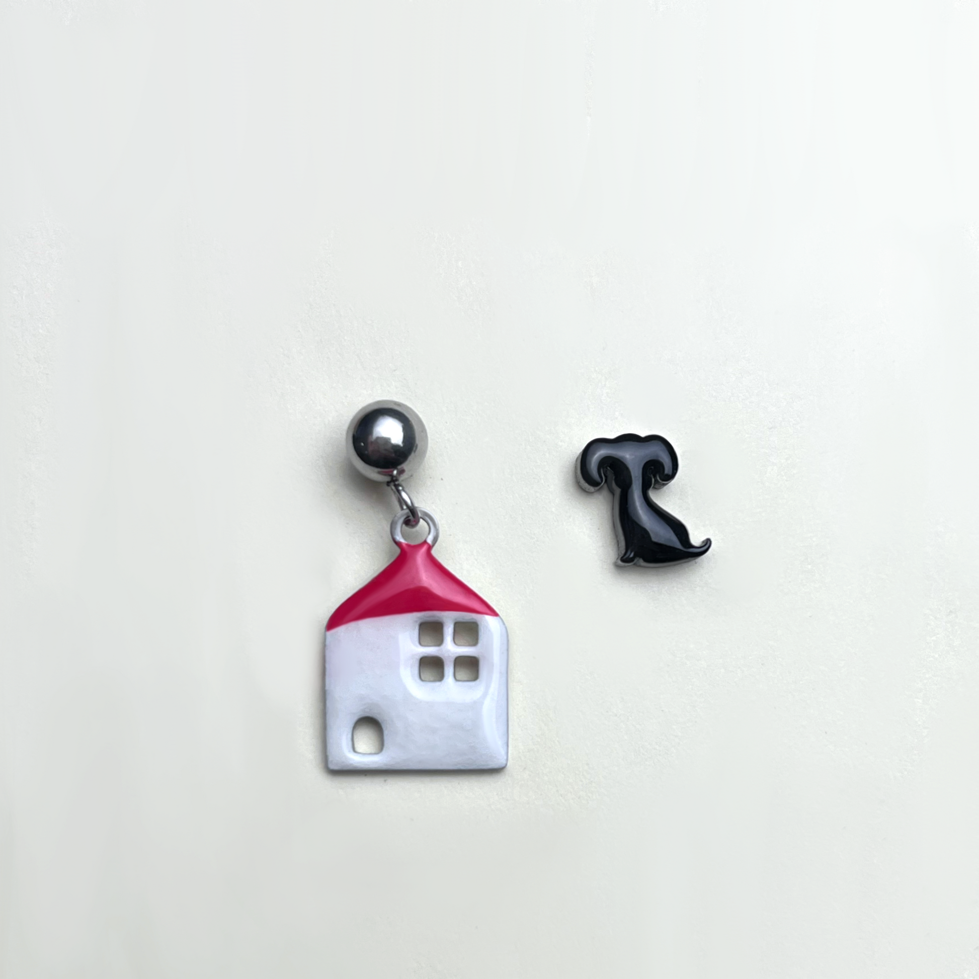 Orecchini Casa e Cane - ContrariaBijoux
