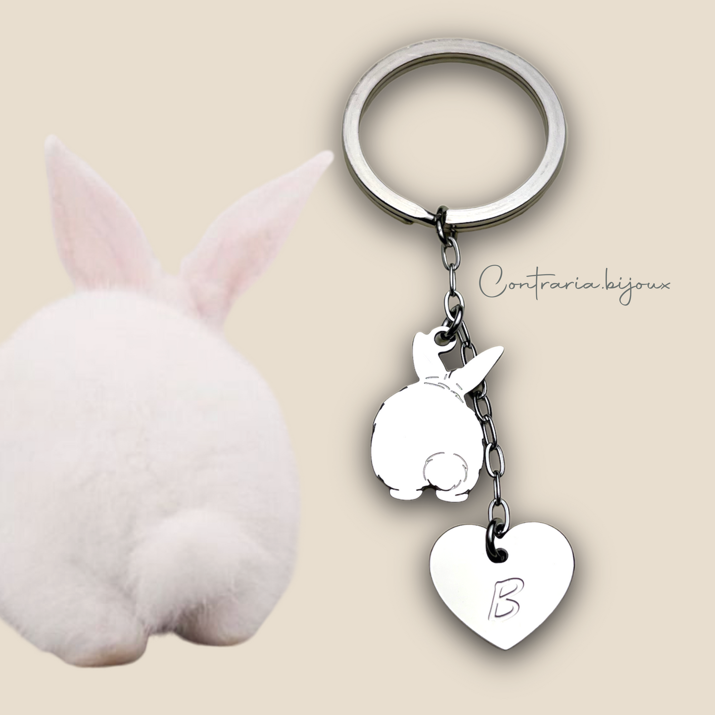 Portachiavi Coniglio - ContrariaBijoux