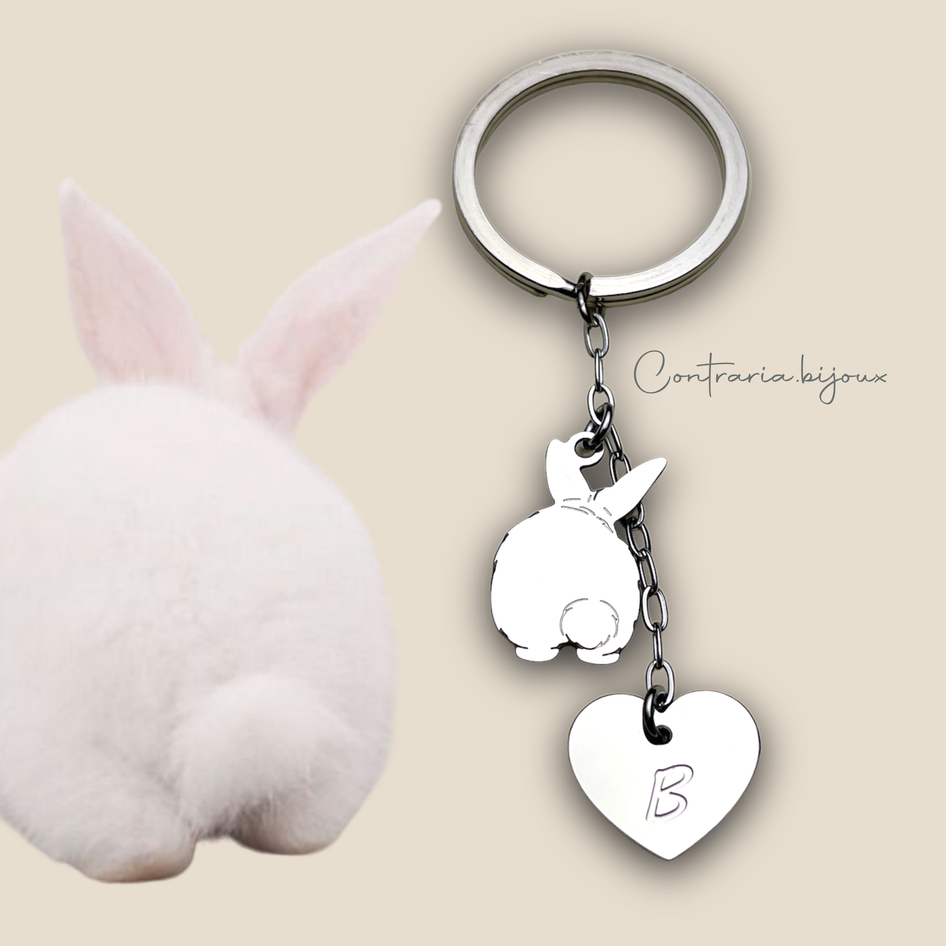 Portachiavi Coniglio - ContrariaBijoux