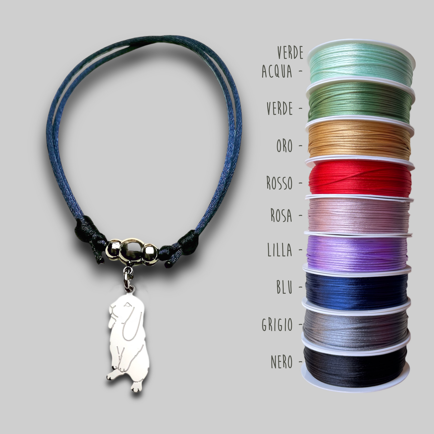 Bracciale coniglio ariete - ContrariaBijoux