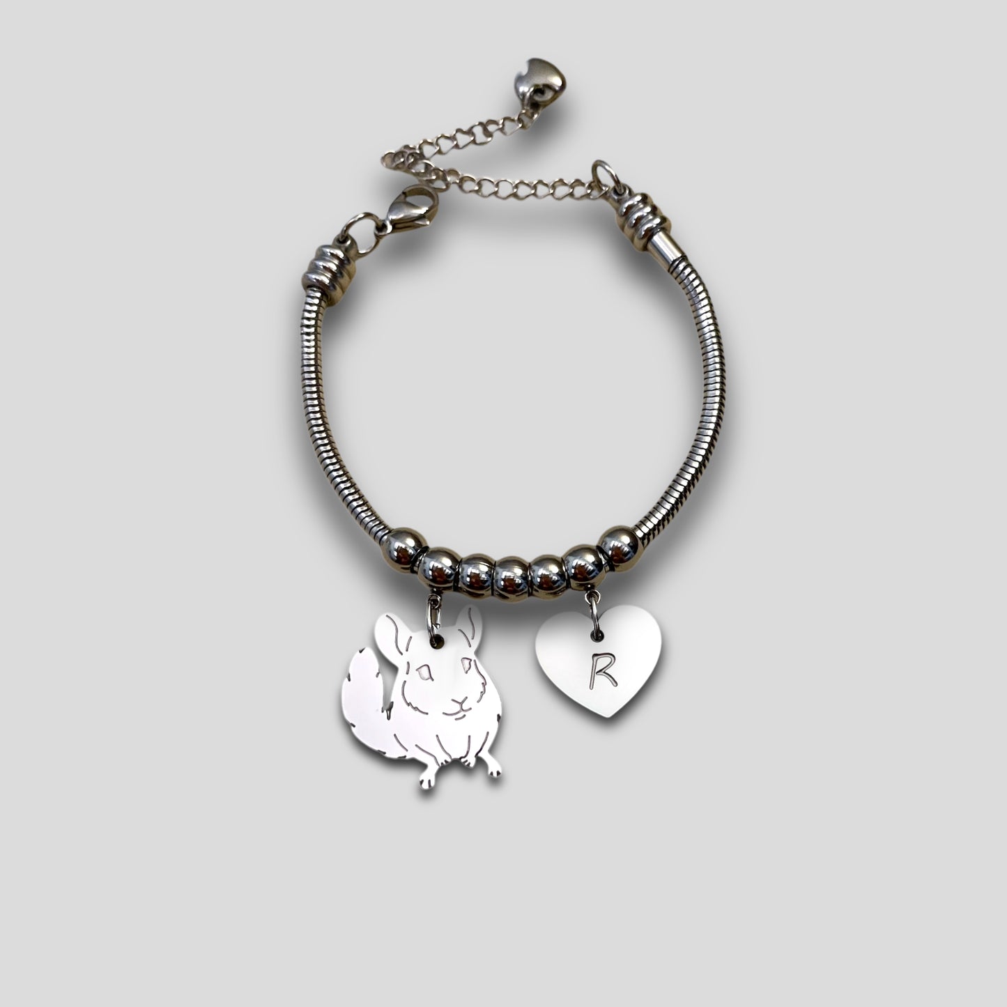 Bracciale Cincillà , ciondolo cincillà - ContrariaBijoux