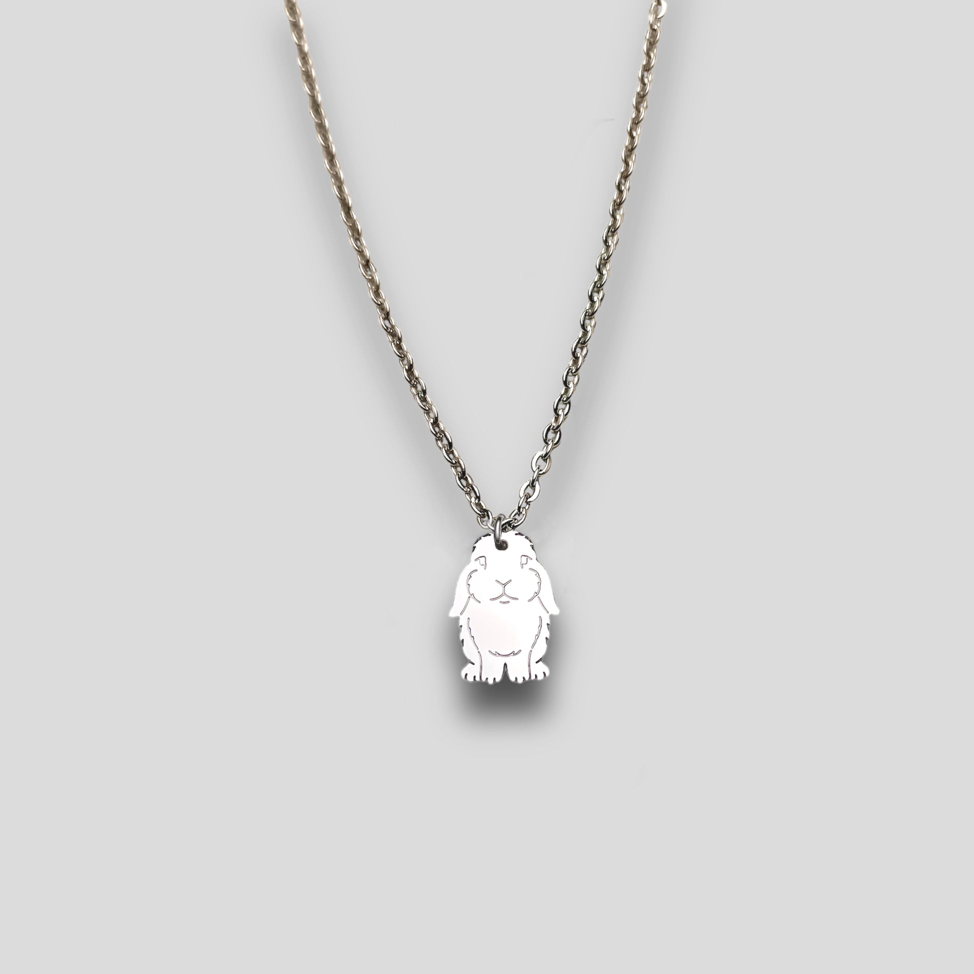 Collana coniglio Ariete , Collana con ciondolo coniglio ariete personalizzato con cuore e nome - ContrariaBijoux