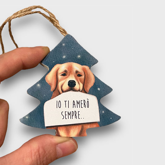 Decorazione Natalizia Golden Retriever - ContrariaBijoux
