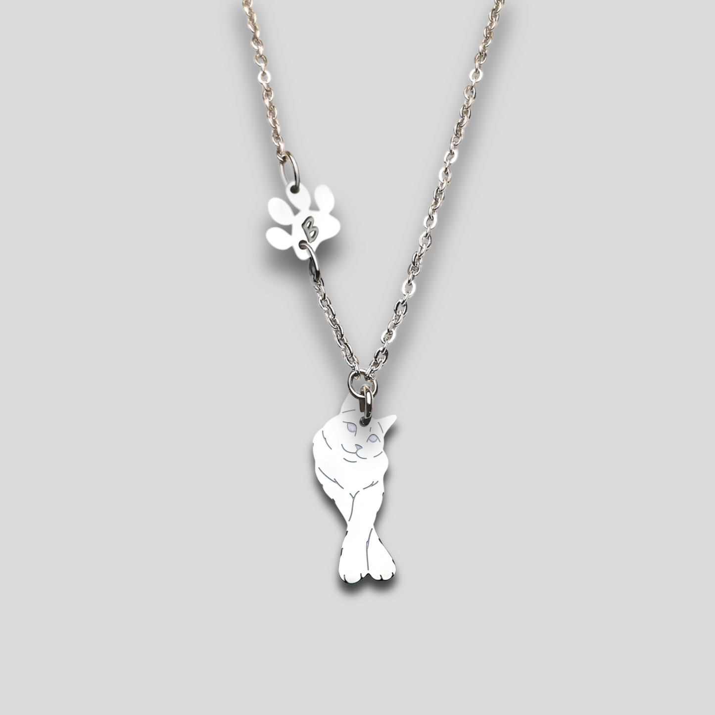 Collana Gatto , collana con ciondolo gatto - ContrariaBijoux