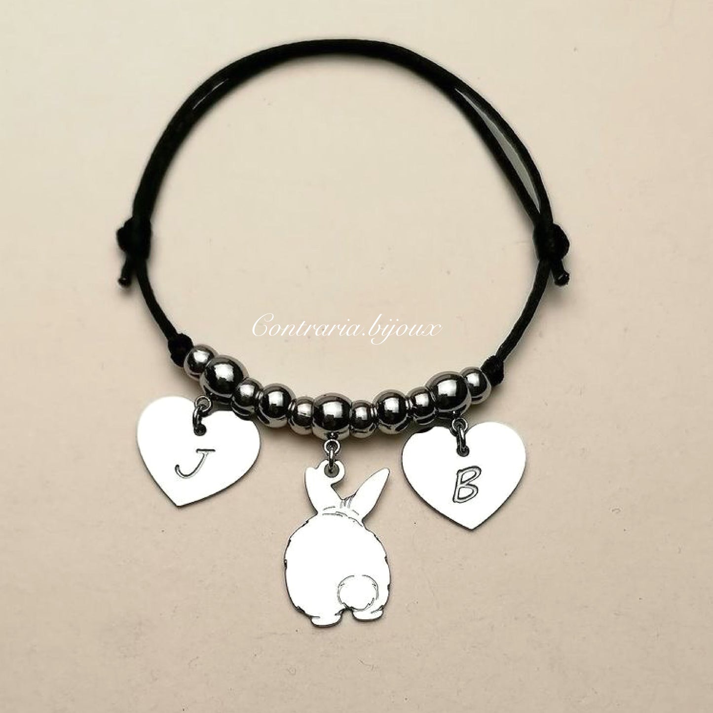 Bracciale Coniglio Codino a Pon Pon