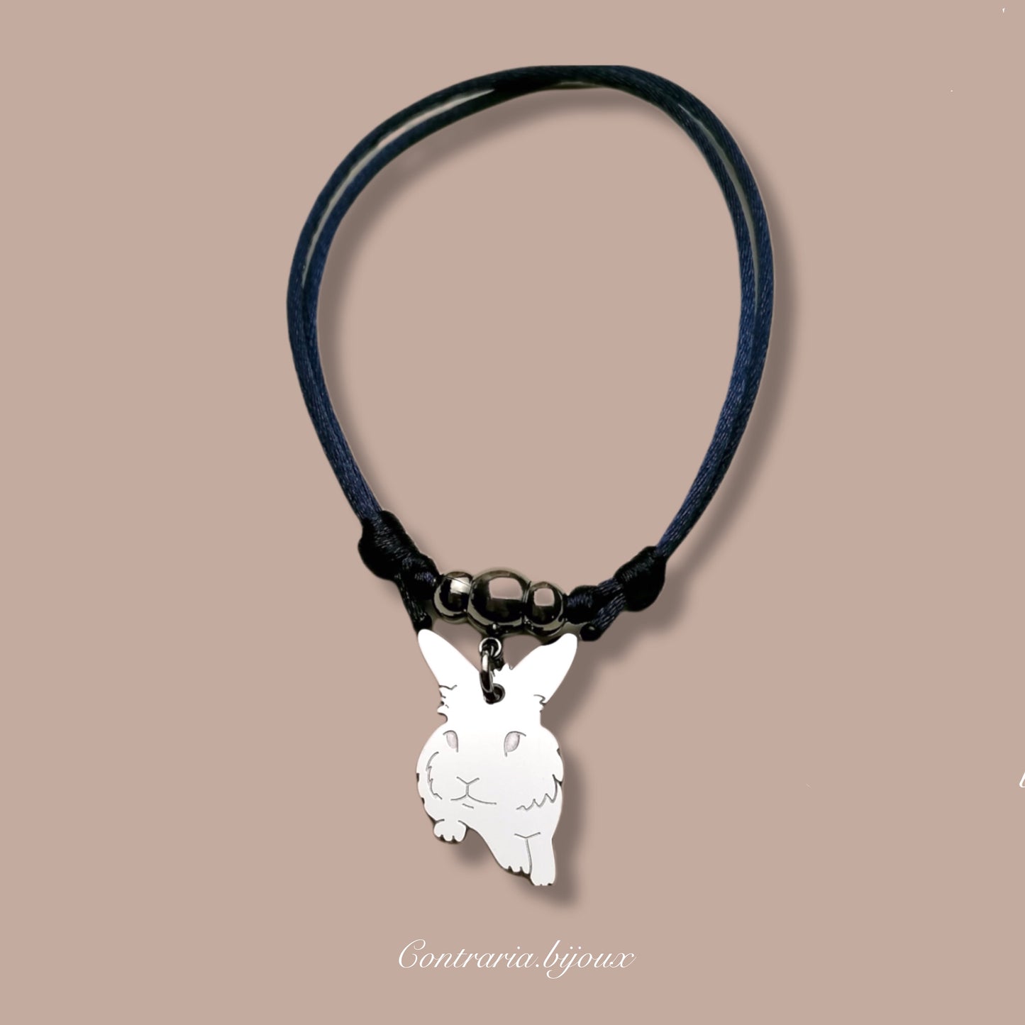 Bracciale Coniglio Testa di Leone e cuore
