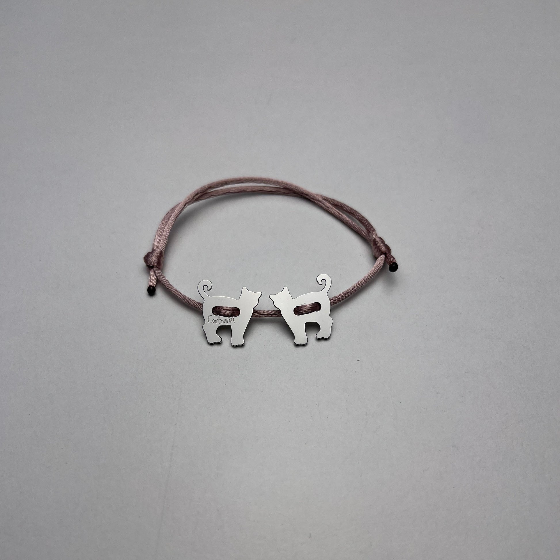 Bracciale Gatto sagoma - ContrariaBijoux