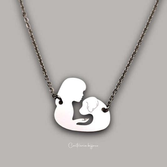 Collana con Cane e Ragazza - ContrariaBijoux