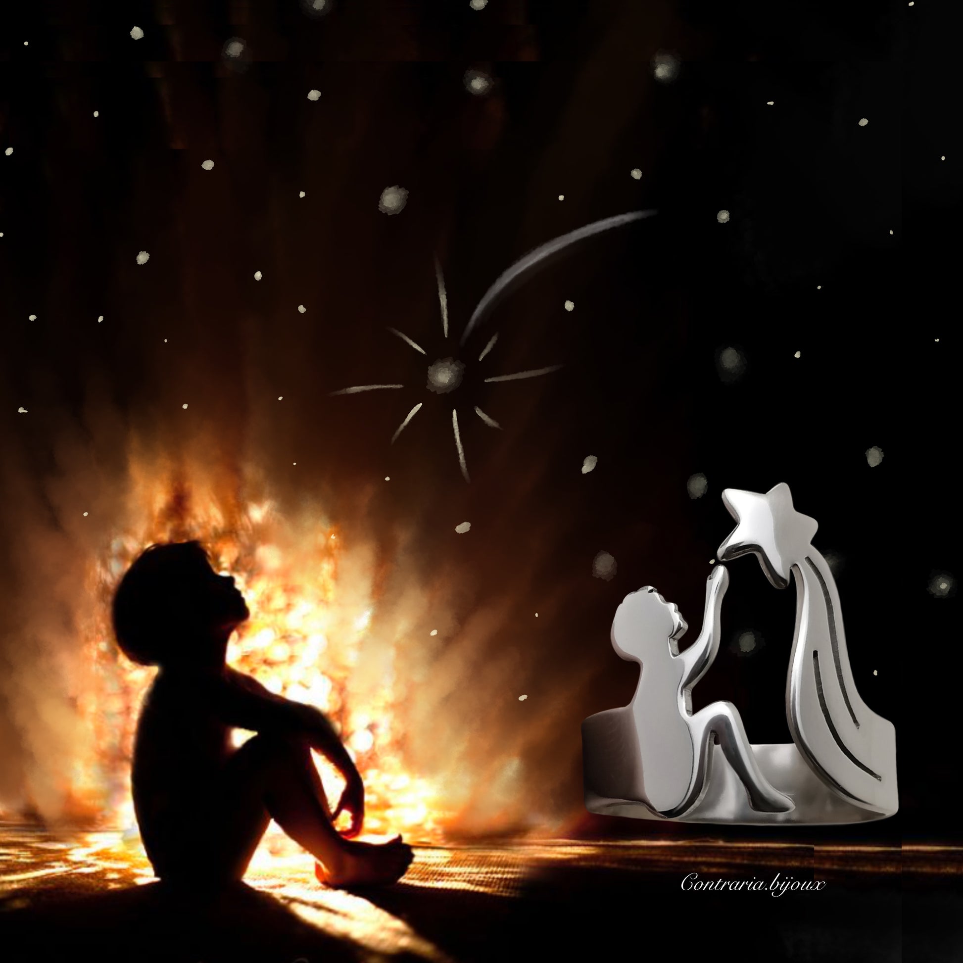 Anello Sogni e Stelle cadenti - ContrariaBijoux