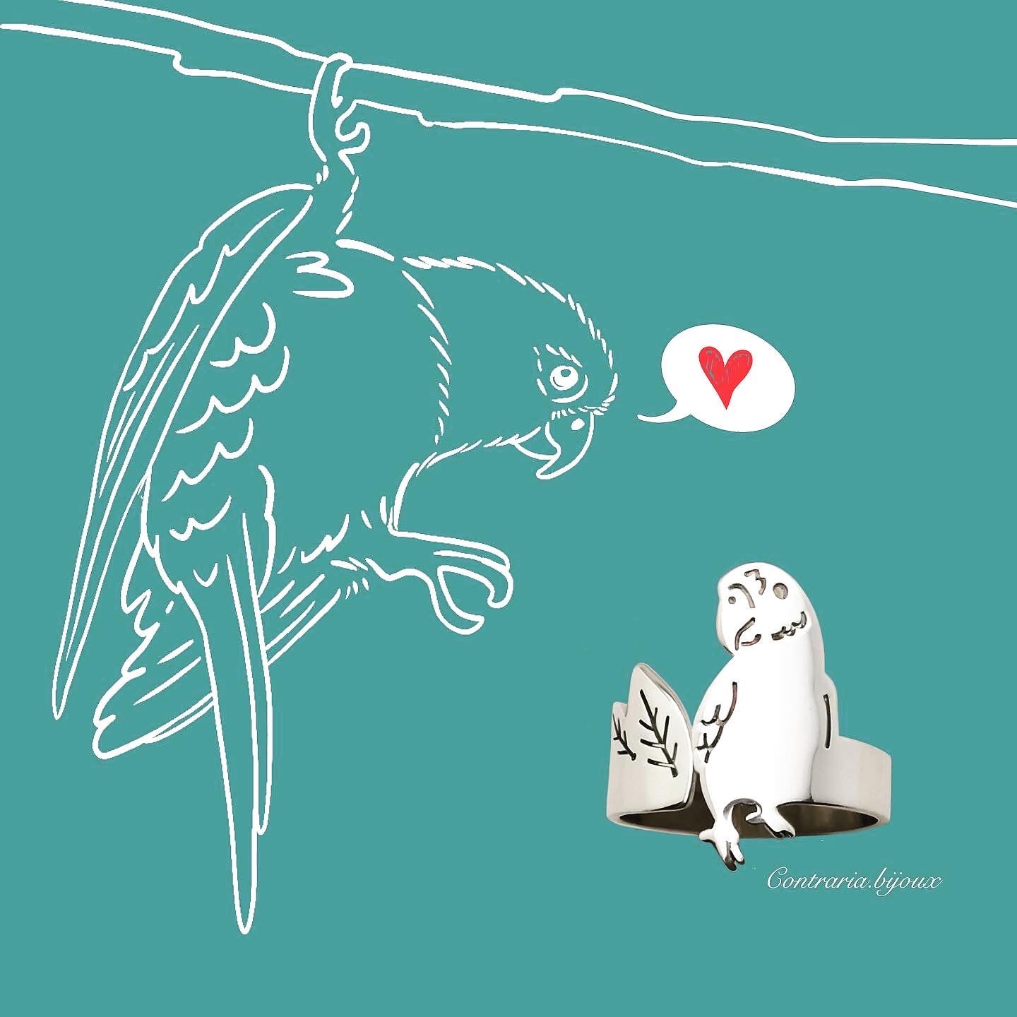 Anello Pappagallo - ContrariaBijoux