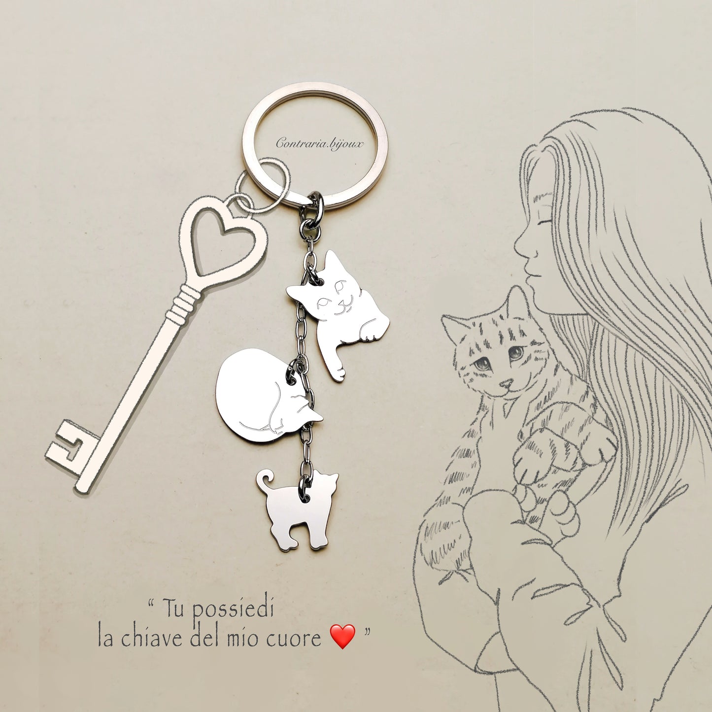 Portachiavi - ContrariaBijoux