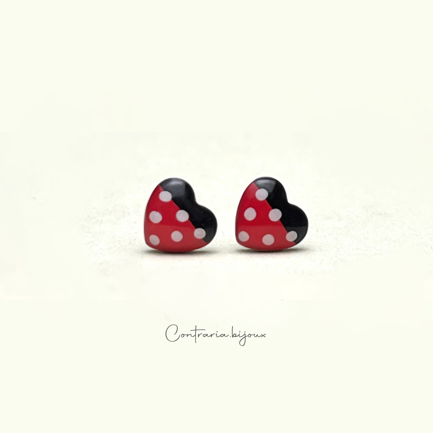 Orecchini cuori / cuore - ContrariaBijoux