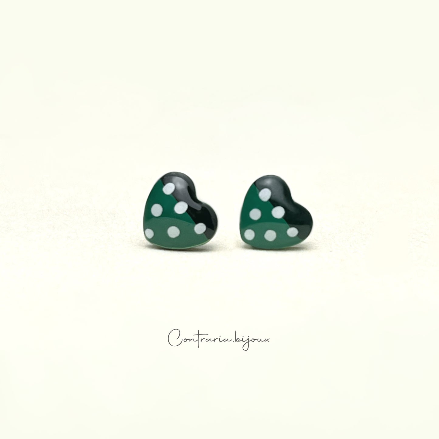 Orecchini cuori / cuore - ContrariaBijoux