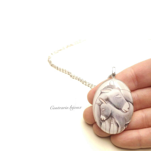 Collana con ciondolo Asino