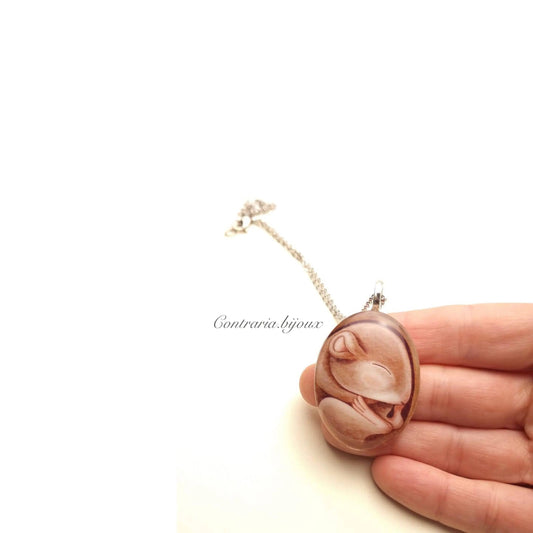 Collana con Ciondolo Ghiro - ContrariaBijoux