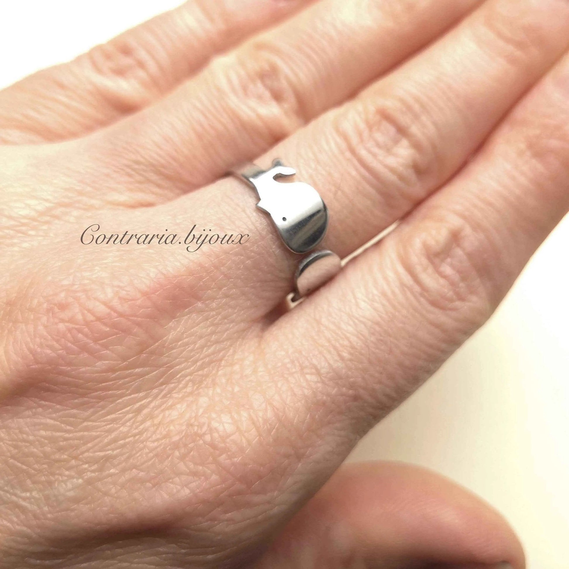 Anello Balene, Anello coppia balene, balene innamorate, gioiello con balena