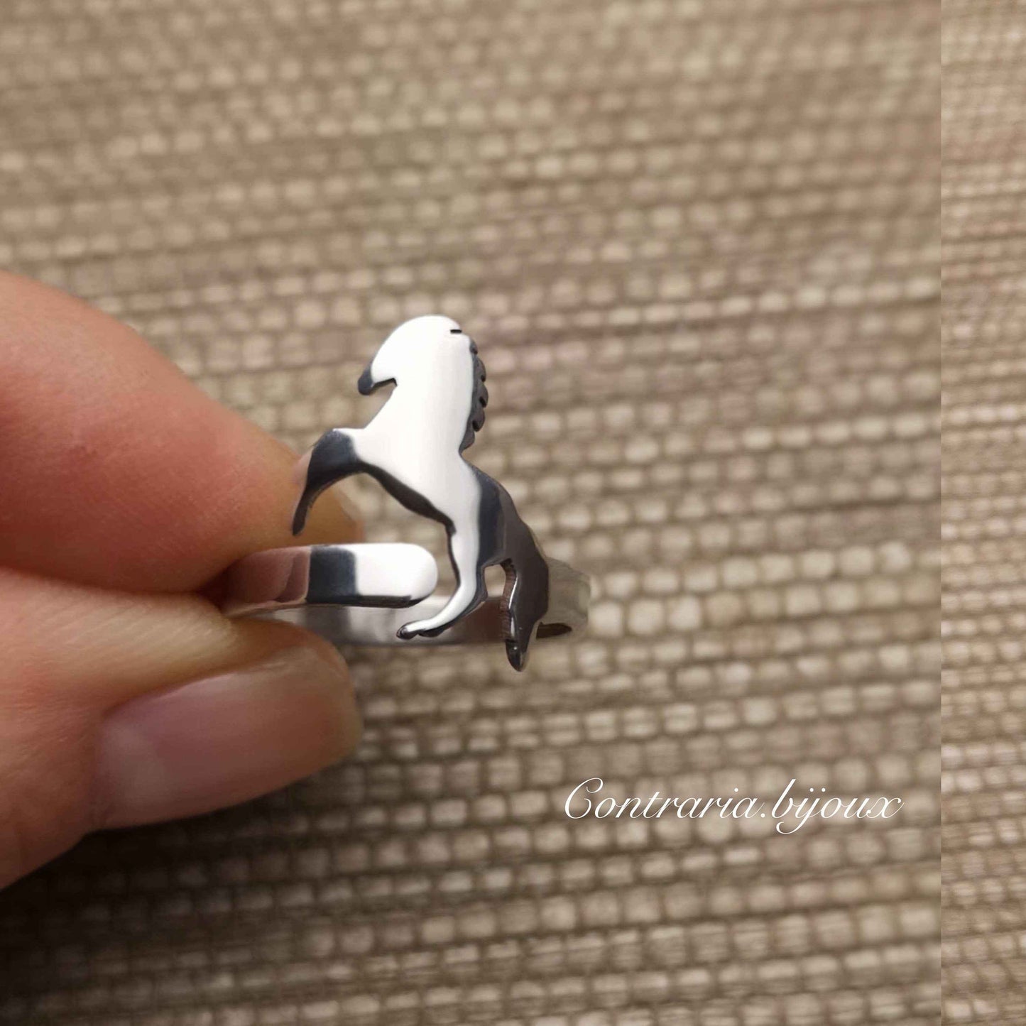 Anello personalizzato con Cavallo, anello con cavallo