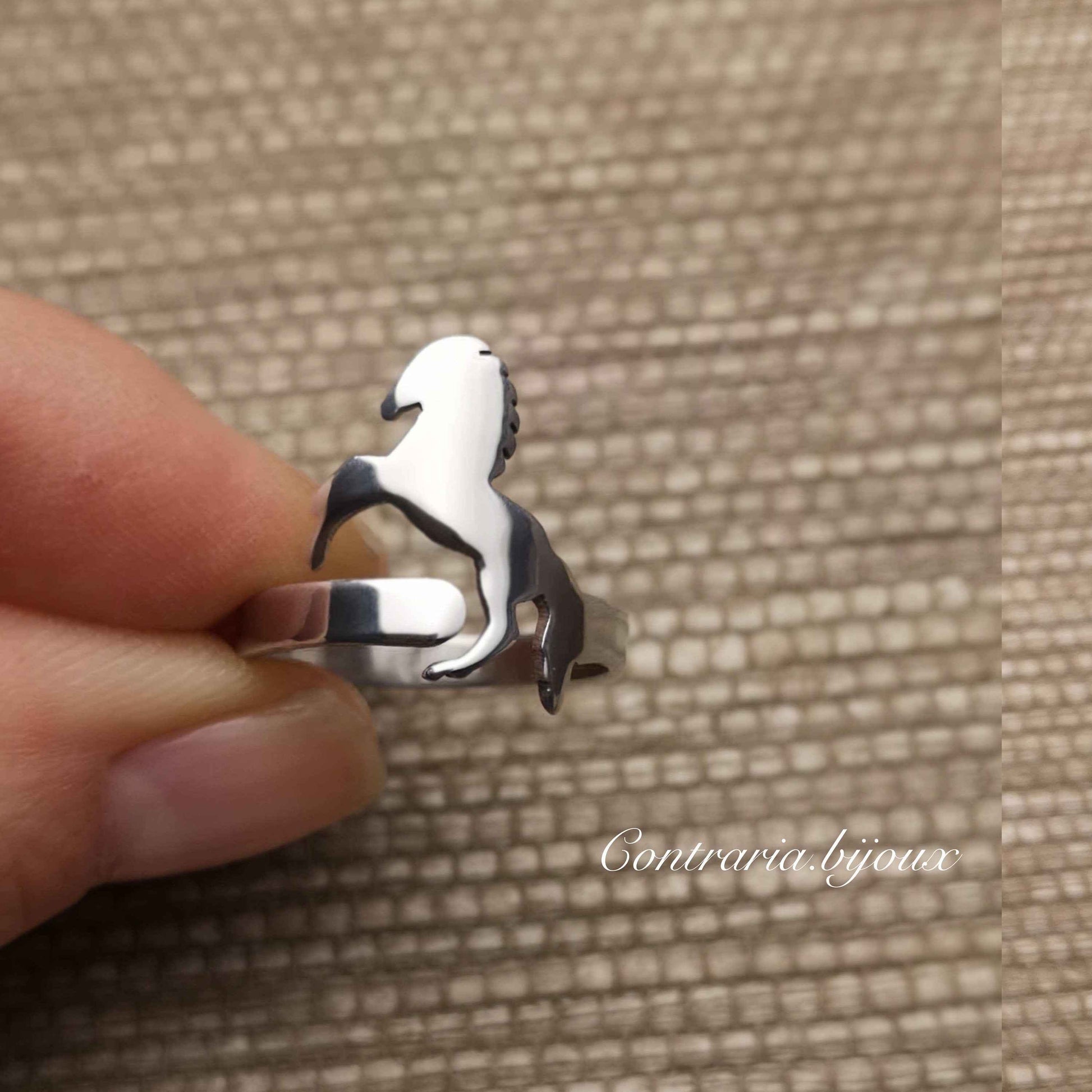 Anello personalizzato con Cavallo, anello con cavallo