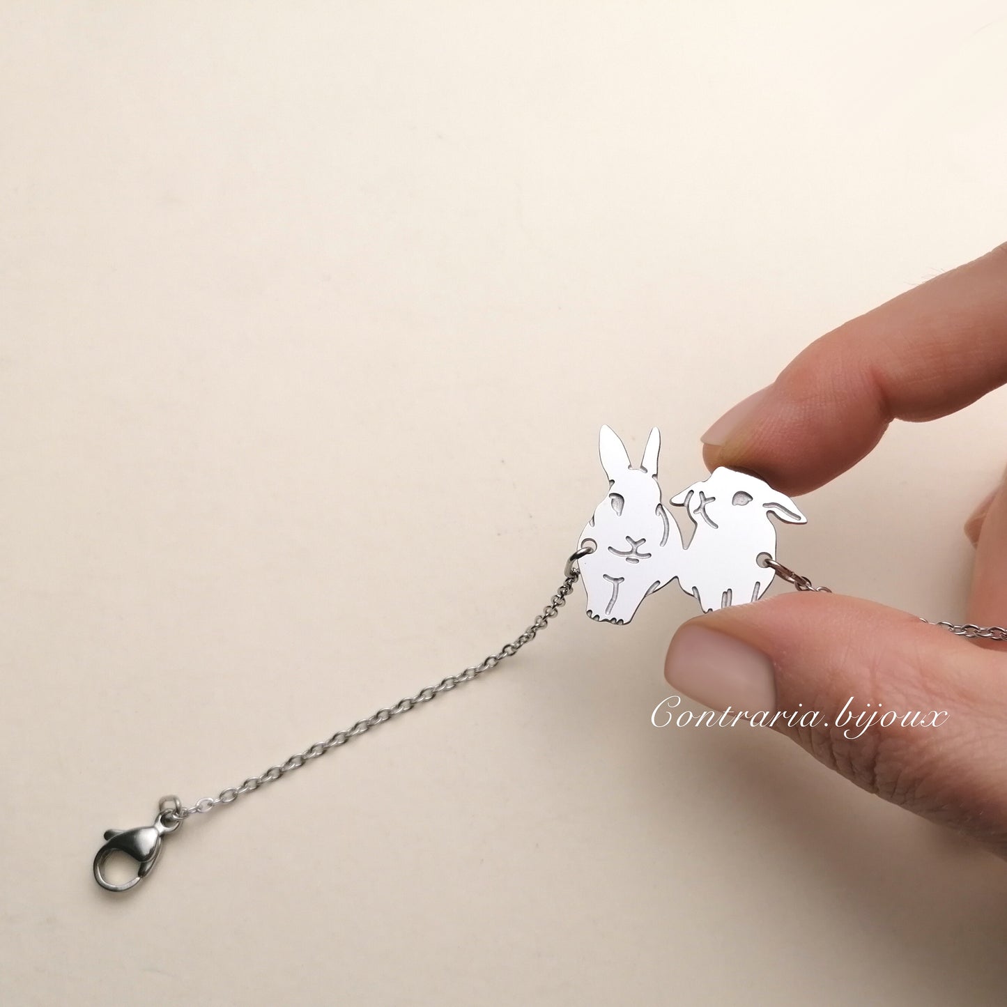 Bracciale coniglio in coppia - ContrariaBijoux