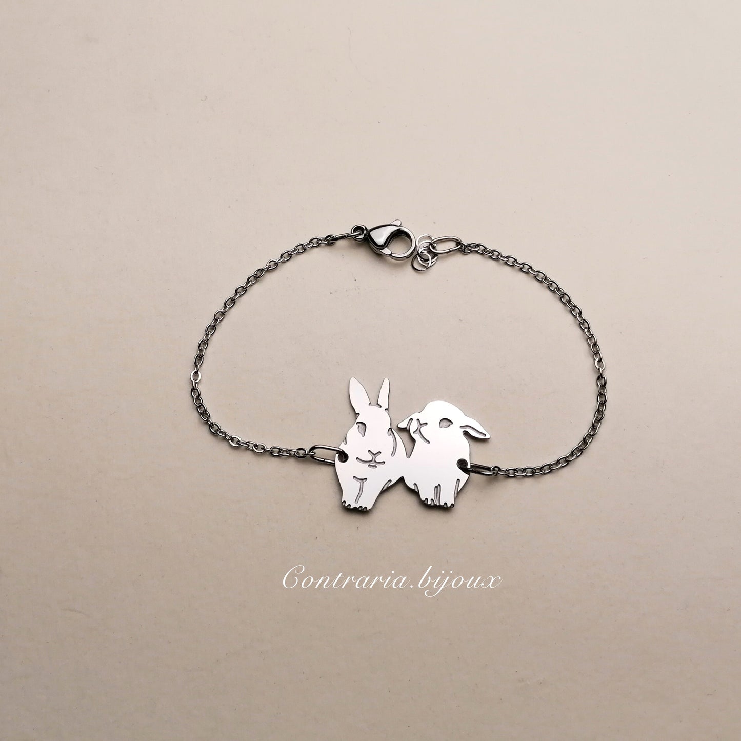 Bracciale coniglio in coppia - ContrariaBijoux