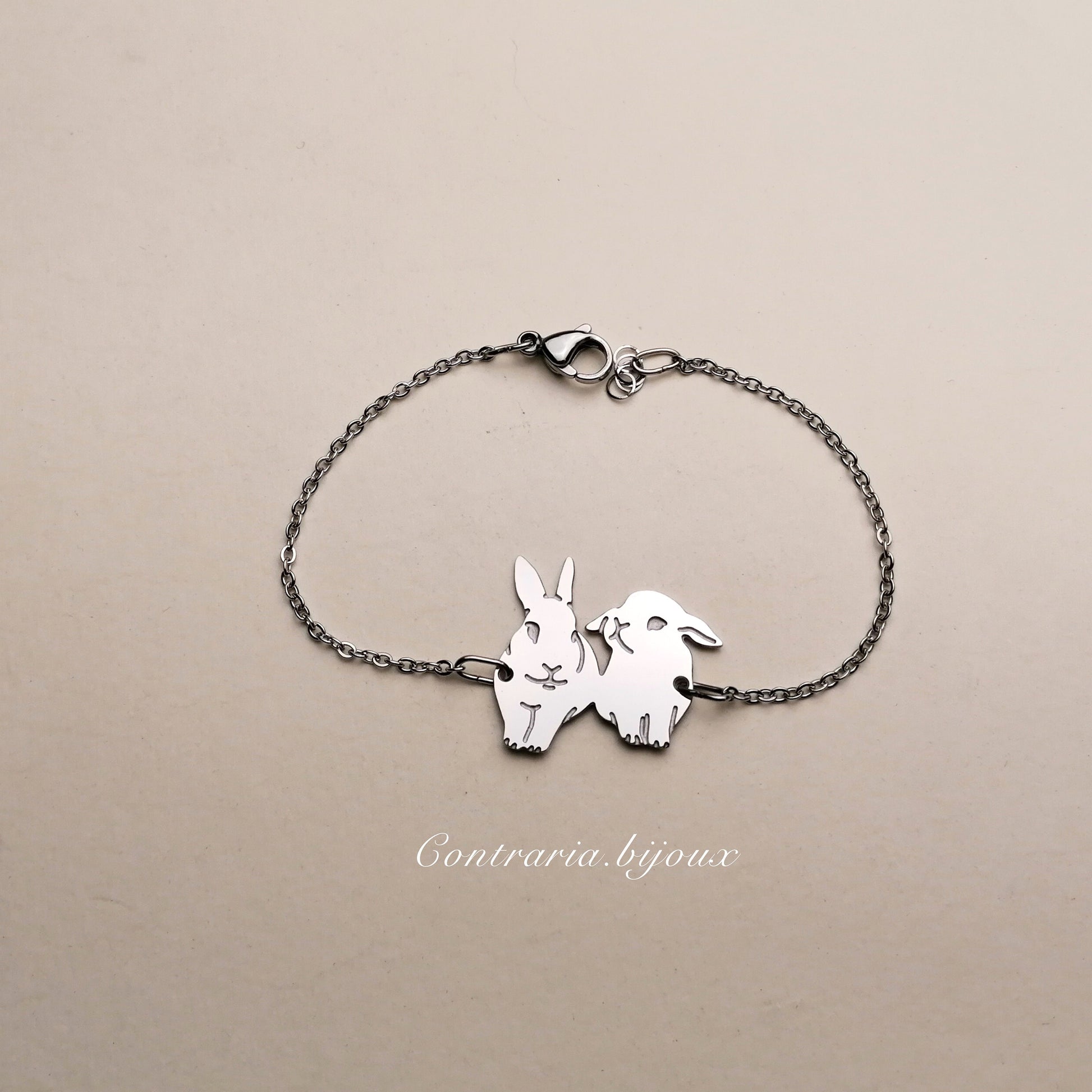 Bracciale coniglio in coppia - ContrariaBijoux