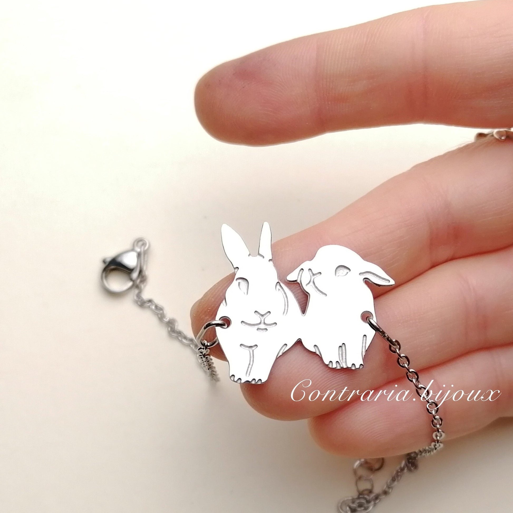 Bracciale coniglio in coppia - ContrariaBijoux