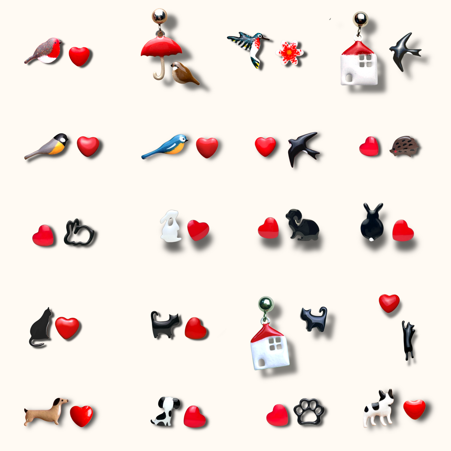 Orecchini a tema Pets - ContrariaBijoux