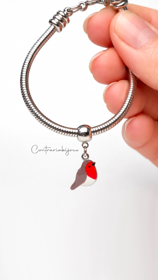 Rabbit bracelet belly up