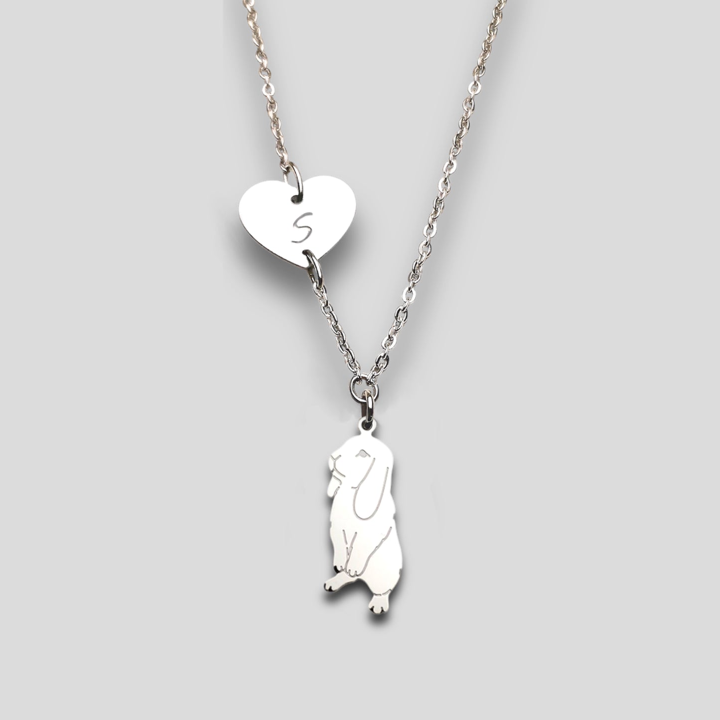Collana coniglio Ariete , ciondolo coniglio ariete nano - ContrariaBijoux