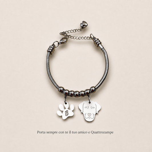 Bracciale Labrador personalizzato
