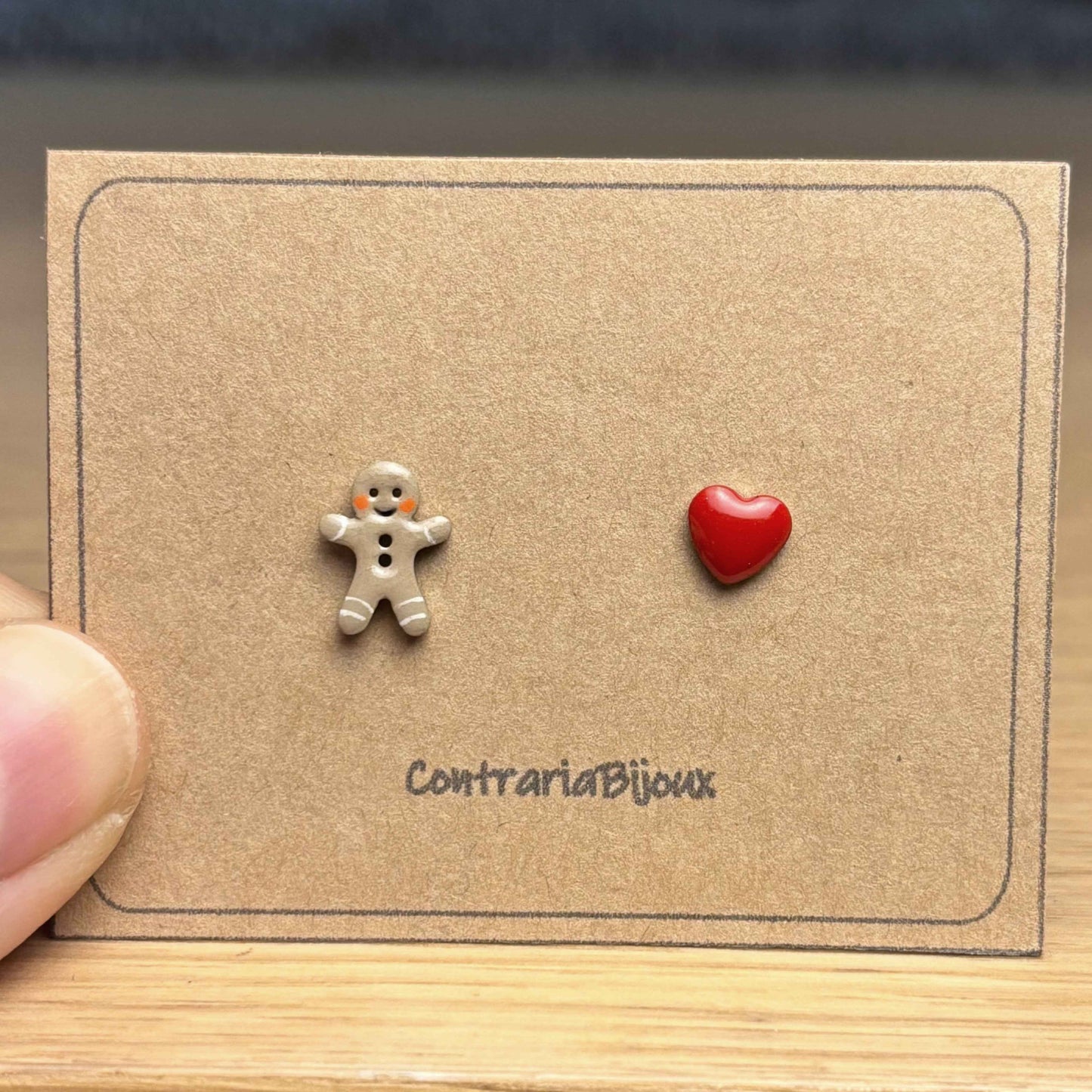 Orecchini zenzi / omino di Pan di Zenzero