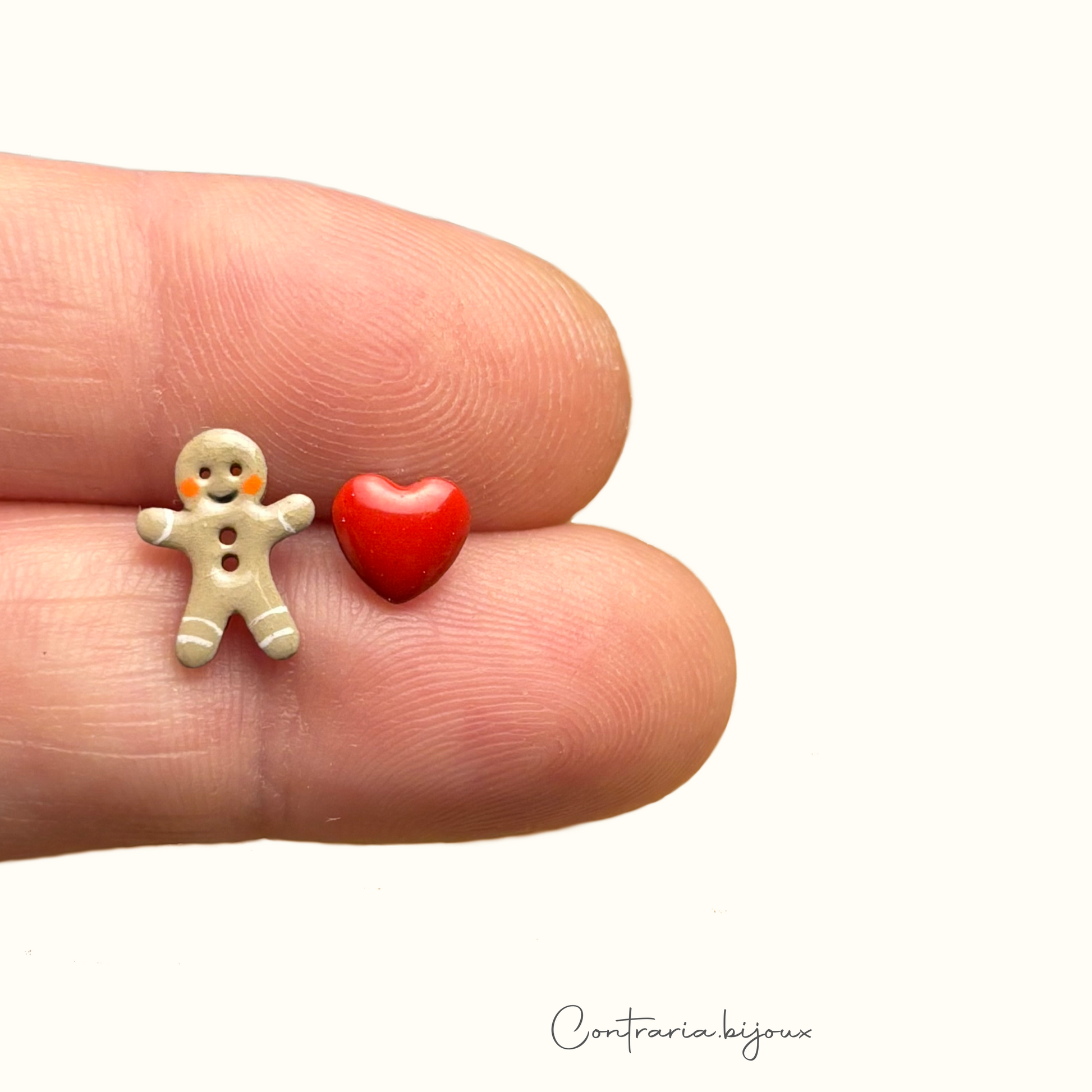 Orecchini zenzi / omino di Pan di Zenzero
