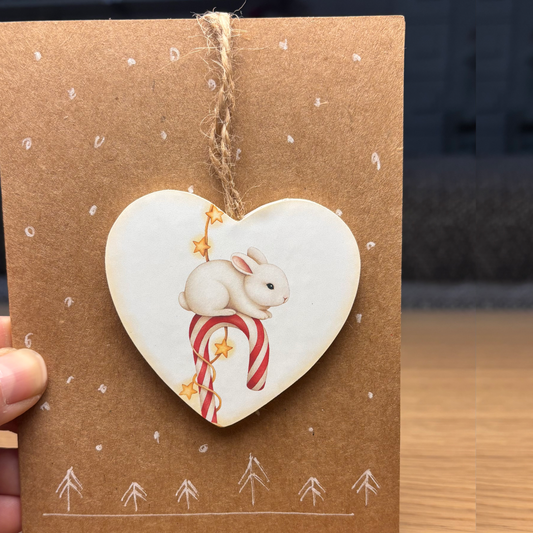 Decorazione Natalizia Coniglietto