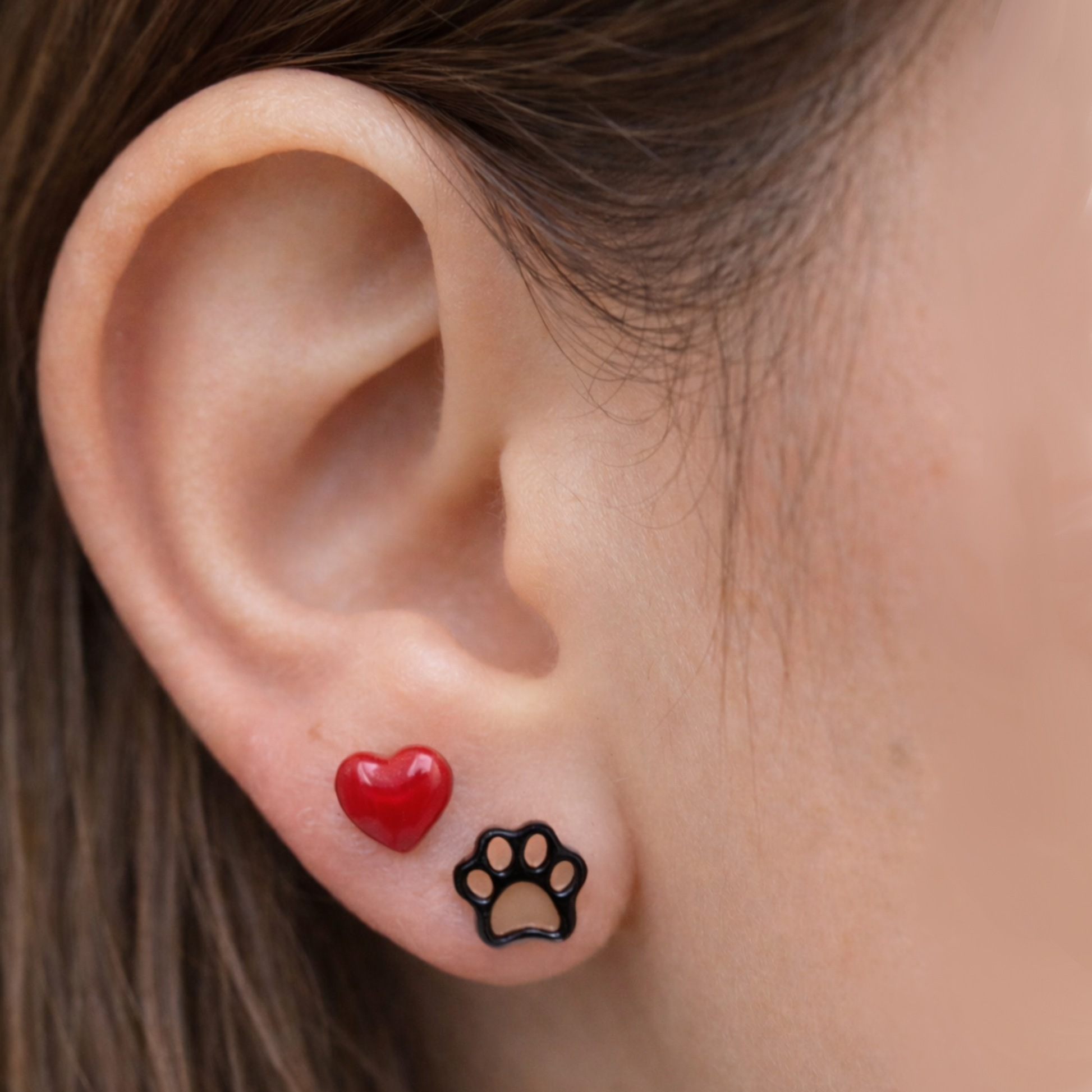 Orecchini Zampa e Cuore - Eleganti e Unici per Ogni Occasione - ContrariaBijoux