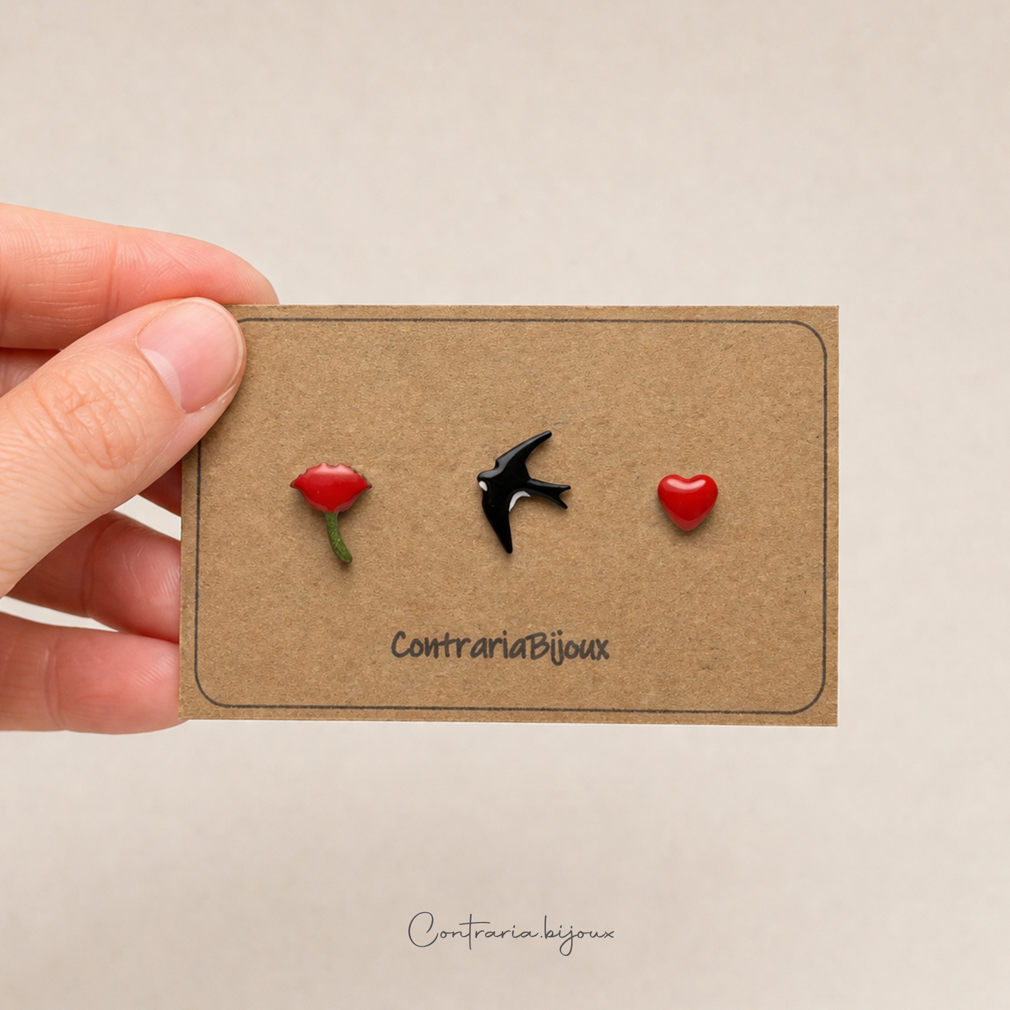 Orecchini papaveri - memoria, amore profondo e libertà - ContrariaBijoux