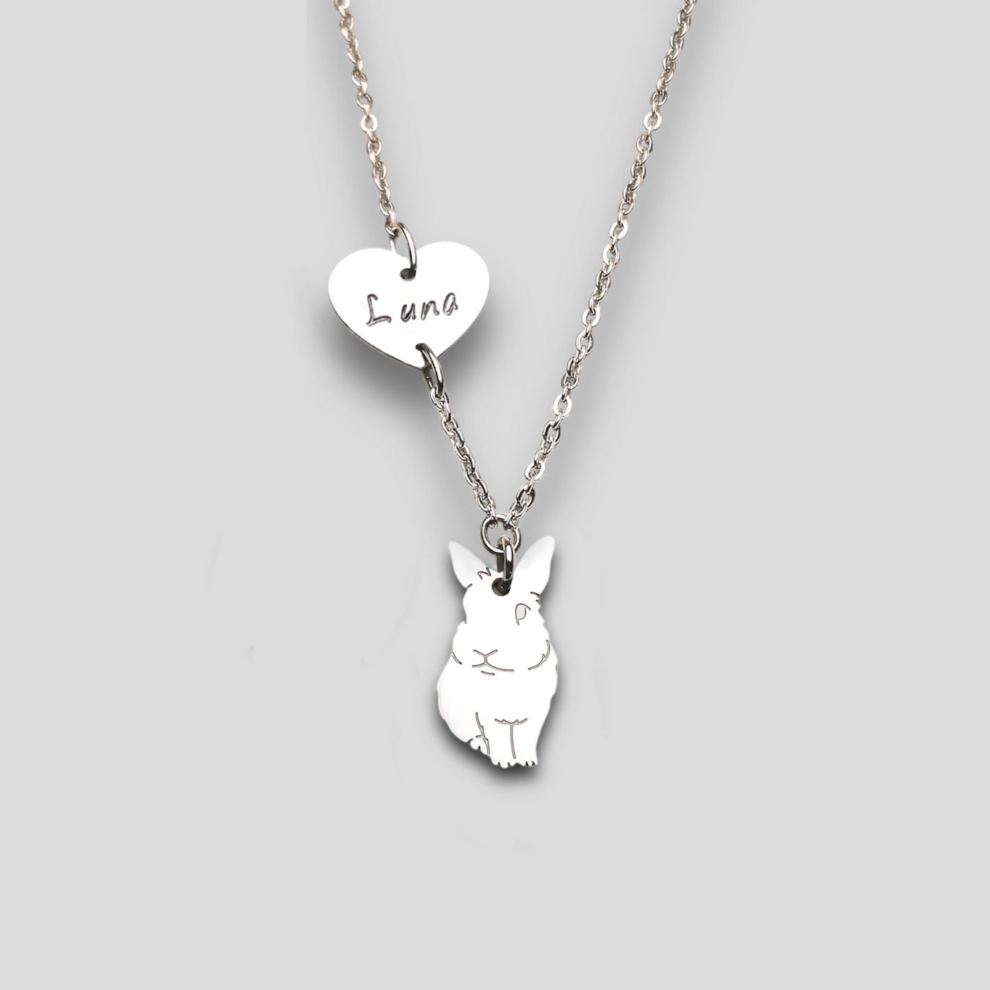 Collana coniglietto, collana con ciondolo coniglio - ContrariaBijoux