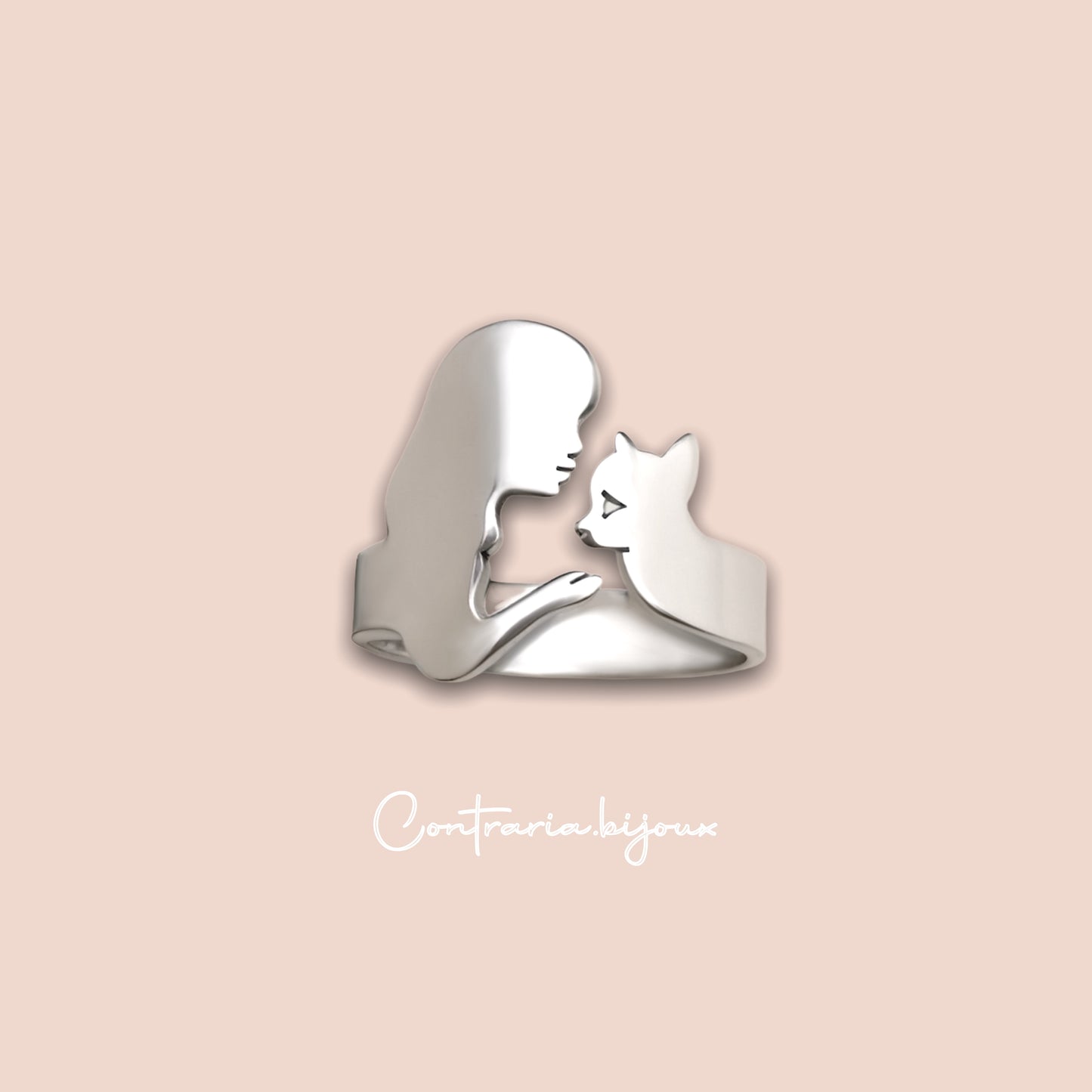 Anello ragazza e Chihuahua / Chiwawa - ContrariaBijoux