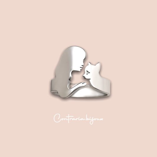 Anello ragazza e Chihuahua / Chiwawa - ContrariaBijoux