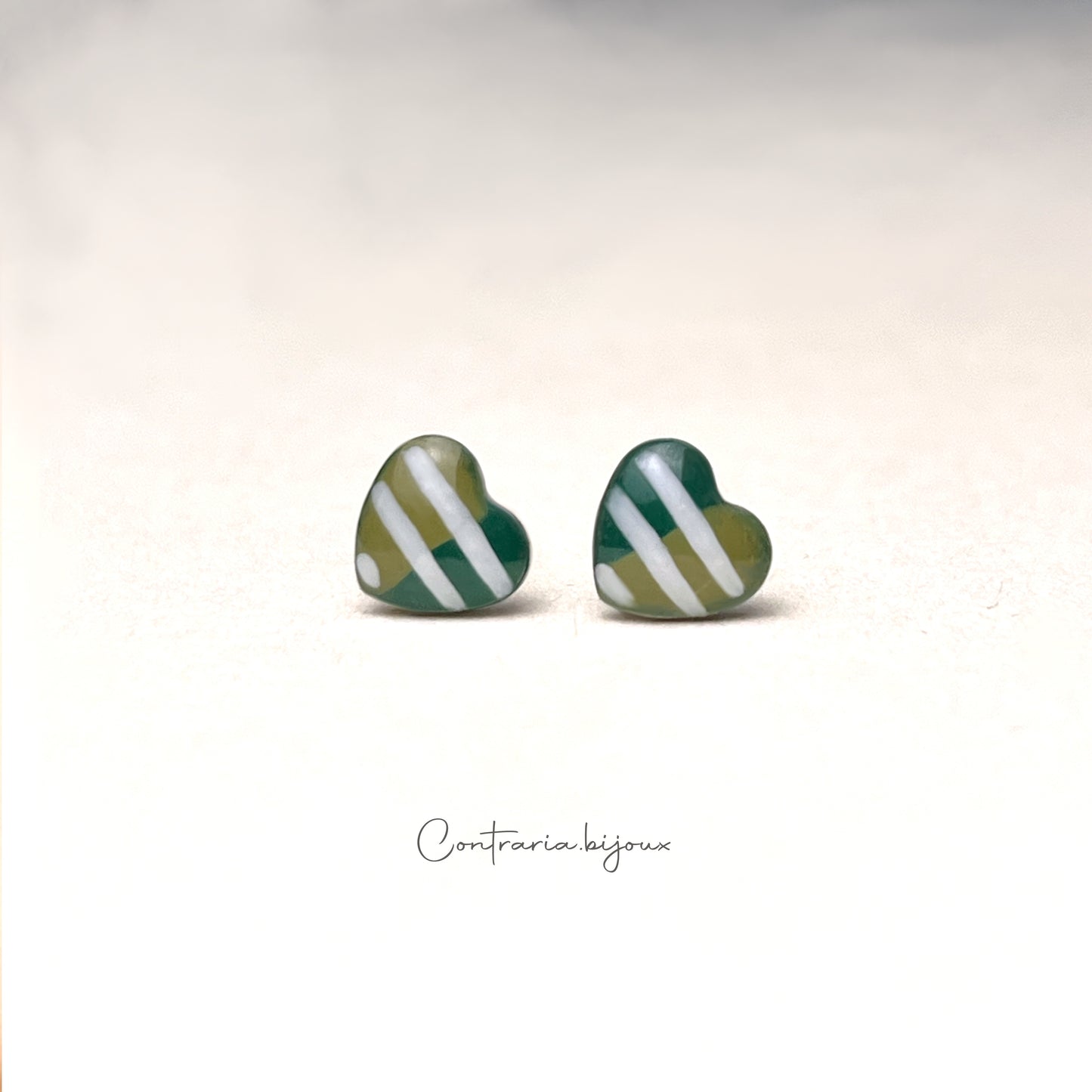 Orecchini cuori / cuore - ContrariaBijoux