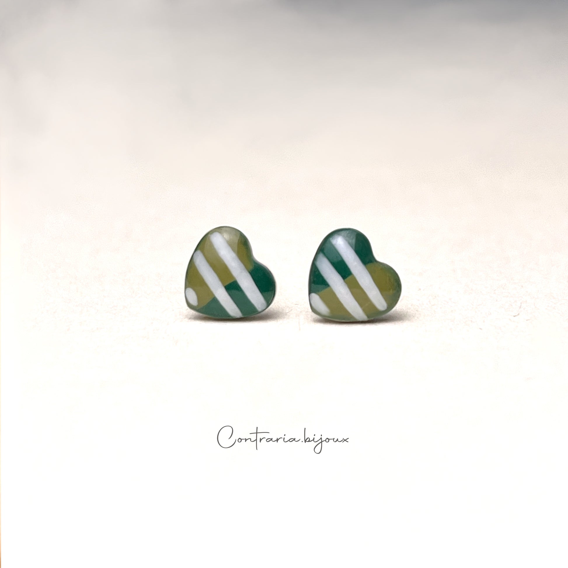 Orecchini cuori / cuore - ContrariaBijoux